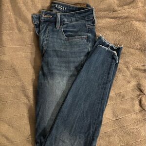 American Eagle Outfitters Women's Blue Skinny Jeans